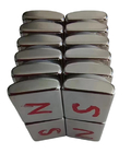 N52 Arc Neodymium Magnets One Side Flat One Side Curved As Motor Rotor For Electricity Supply
