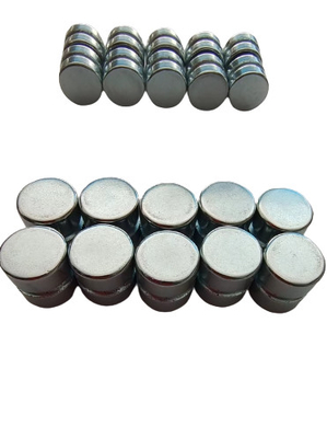 acheter Aimants de néodyme de NdFeB de la catégorie N35 Dia.18mm permanent avec la cannelure online manufacture