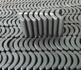 Customized Permanent Big Ferrite Arc Magnet For Air Pump 52.12*50.18*7.27 mm