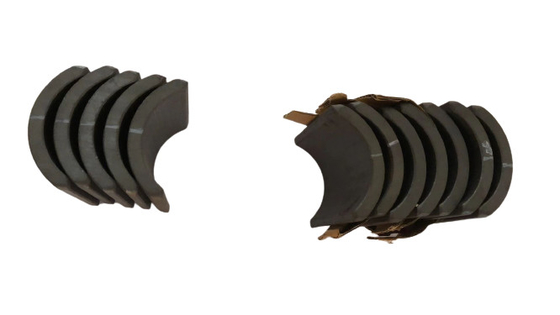 acheter Aimant permanent R35.5*r28.5*61*80mm d'arc de ferrite pour l'usage universel de moteur de C.C online manufacture