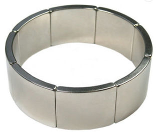 acheter Aimant de NdFeb formé par arc de générateur de vent de catégorie des aimants N38H de moteur de néodyme online manufacture