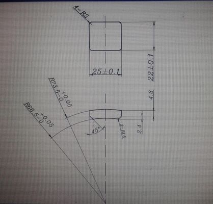 acheter Aimants très utilisés de ferrite de forme d'arc de 25X22X7mm pour le moteur de fan de plafond de BLDC online manufacture