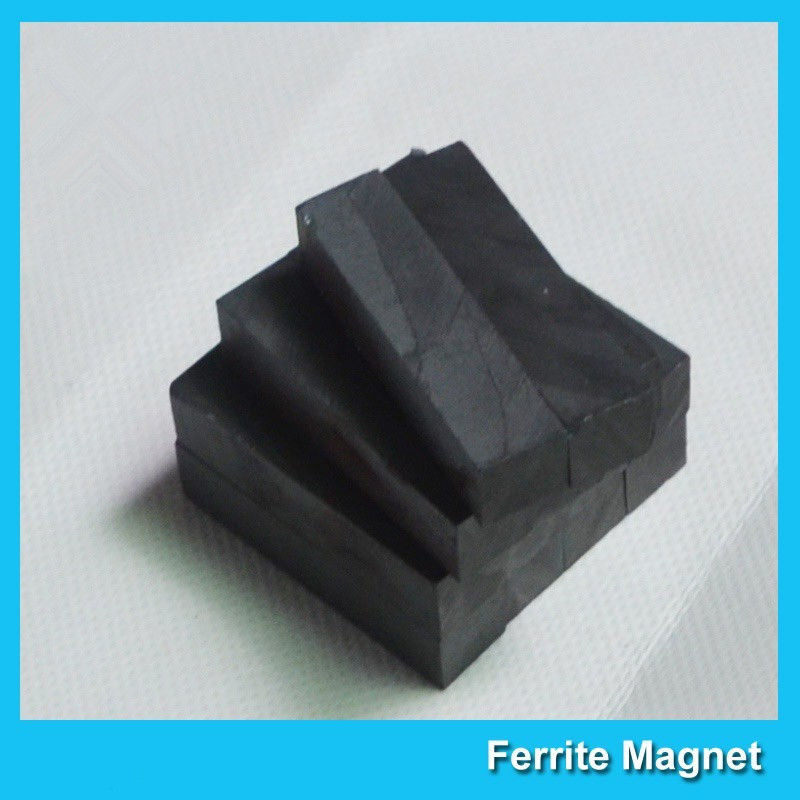 High Energy Industrial Ferrite Magnets Block Shaped For Industrial Application